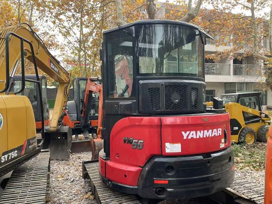 Αρχική Ιαπωνία Χρησιμοποιείται Yanmar Vio55-5B Μίνι Εκσκαφέας με EPA κινητήρα/Χρησιμοποιείται Kubota Μίνι Εκσκαφέας προς πώληση