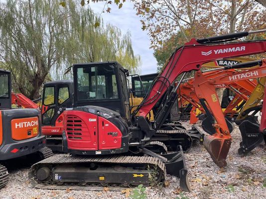 Αρχική Ιαπωνία Χρησιμοποιείται Yanmar Vio55-5B Μίνι Εκσκαφέας με EPA κινητήρα/Χρησιμοποιείται Kubota Μίνι Εκσκαφέας προς πώληση