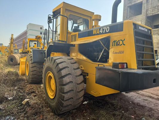 Επαναχρωματισμός Χρώμα WA470-3 Χρησιμοποιούμενο φορτιστή τροχών Komatsu για την κατασκευή Μέση Ανατολή
