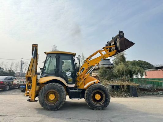 Αρχική Βρετανία Χρησιμοποιημένη JCB 4CX Backhoe Loader με τέσσερις σε ένα κουβά / Χρησιμοποιημένη JCB Backhoe Loader καυτή πώληση