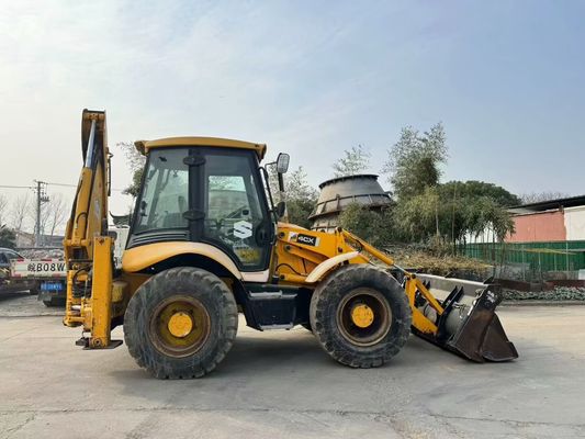 Αρχική Βρετανία Χρησιμοποιημένη JCB 4CX Backhoe Loader με τέσσερις σε ένα κουβά / Χρησιμοποιημένη JCB Backhoe Loader καυτή πώληση