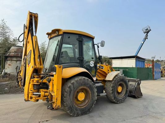 Αρχική Βρετανία Χρησιμοποιημένη JCB 4CX Backhoe Loader με τέσσερις σε ένα κουβά / Χρησιμοποιημένη JCB Backhoe Loader καυτή πώληση