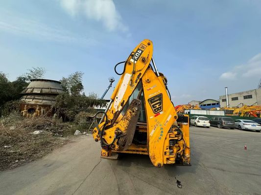Αρχική Βρετανία Χρησιμοποιημένη JCB 4CX Backhoe Loader με τέσσερις σε ένα κουβά / Χρησιμοποιημένη JCB Backhoe Loader καυτή πώληση