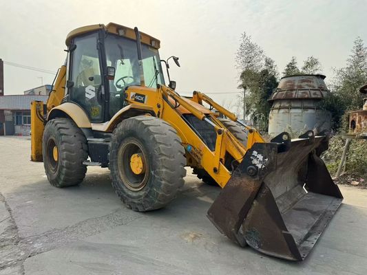 Αρχική Βρετανία Χρησιμοποιημένη JCB 4CX Backhoe Loader με τέσσερις σε ένα κουβά / Χρησιμοποιημένη JCB Backhoe Loader καυτή πώληση