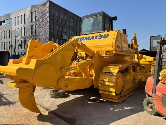 Αρχική Ιαπωνική Χρησιμοποιούμενη Komatsu D375A Μπούλντοζερ με Υδραυλικό Ρίπερ