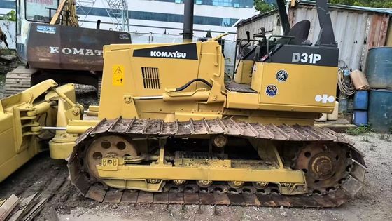 Αρχικό χρώμα Χρησιμοποιούμενη Komatsu D31P-20 Μίνι μπουλντόζερ καυτή πώληση στην Ασία