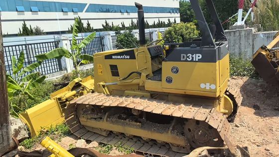 Αρχικό χρώμα Χρησιμοποιούμενη Komatsu D31P-20 Μίνι μπουλντόζερ καυτή πώληση στην Ασία