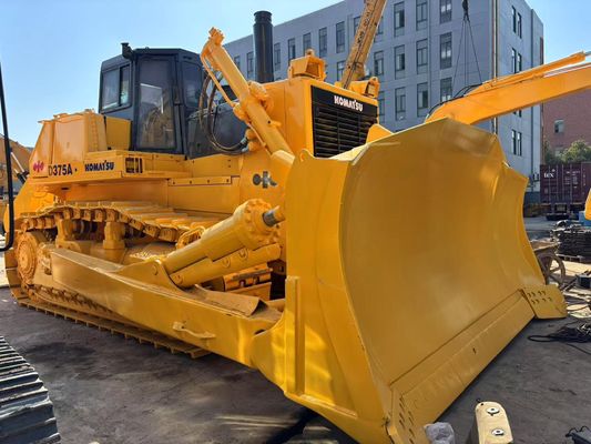Αρχική Ιαπωνική Χρησιμοποιούμενη Komatsu D375A Μπούλντοζερ με Υδραυλικό Ρίπερ
